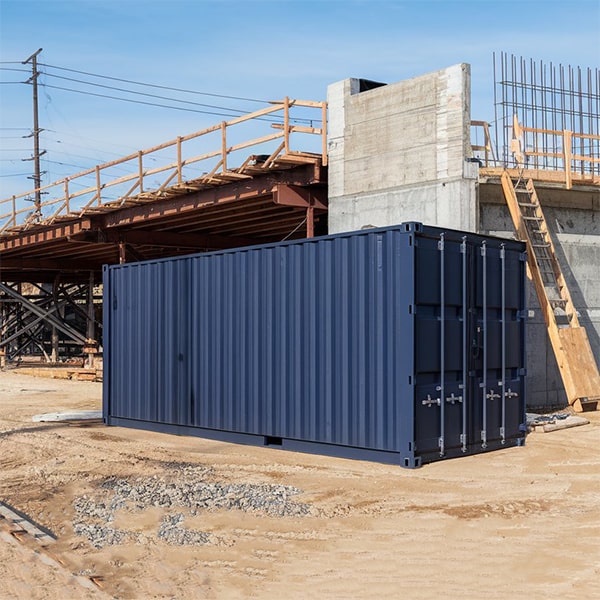 our construction site storage containers meet all industry regulations and standards for construction site storage